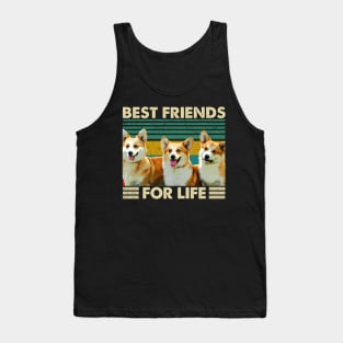 Corgi Chic Stylish Tee Showcasing the Sophistication of Corgis Tank Top